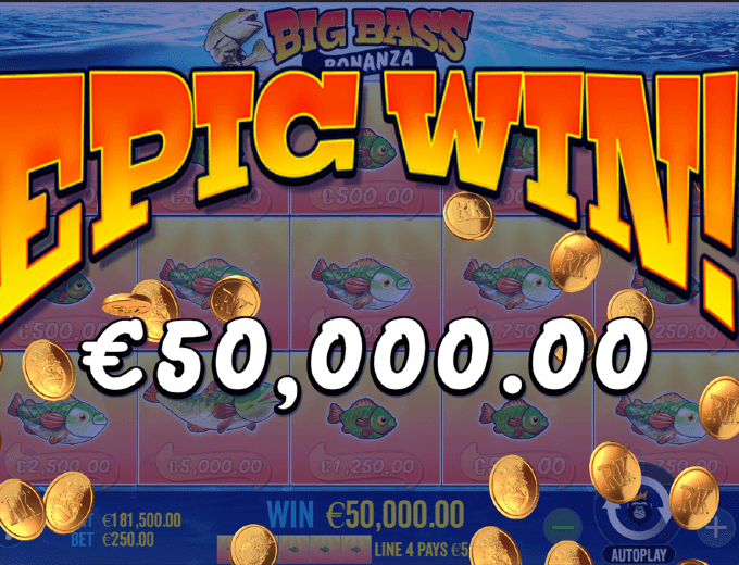 Actual Maximum Win Achieved - 1,847x Multiplier Big Bass Bonanza maximum win screenshot showing 1,847x multiplier payout during free spins bonus