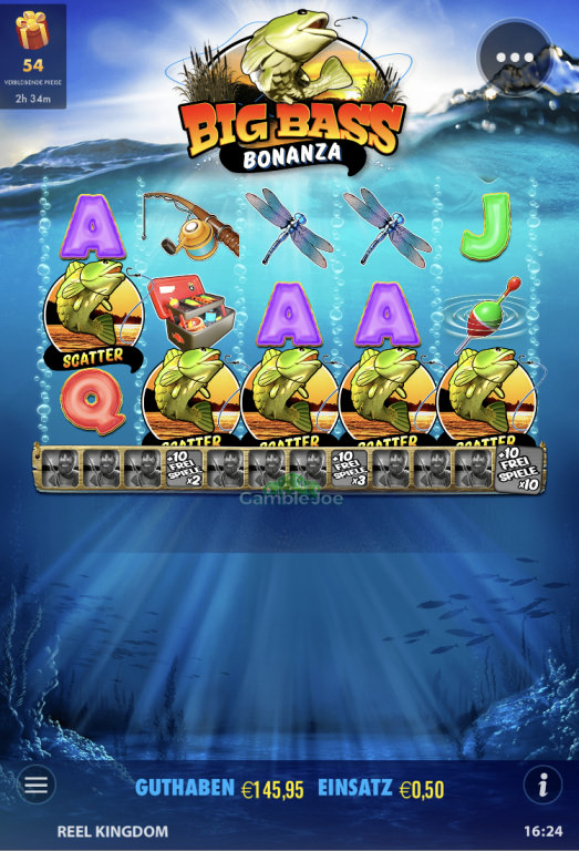 Mobile Gameplay Session - Real Testing Evidence Big Bass Bonanza mobile gameplay screenshot showing actual mobile interface and gameplay session results